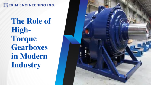 The Role of High-Torque Gearboxes in Modern Industry